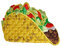 Aufnäher/Aufbügler/Aufbügler Taco Supreme Picknick/Tex-Mex/Mexikanisches Essen