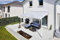 Gutta Terrassendach Premium | Tiefe 5060 mm | Weiß | Verschiedene Größen & Eindeckungen (Polycarbonat Stegplatten 16 mm weiß opal, 9135 x 5060 mm)