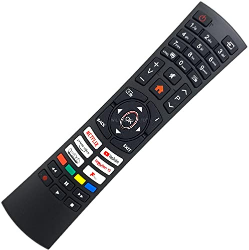 Enhanced Replacement Remote Control for Bush DLED49FHDS 49 Inch Smart Full HD LED TV - Elevate Your TV Control Experience