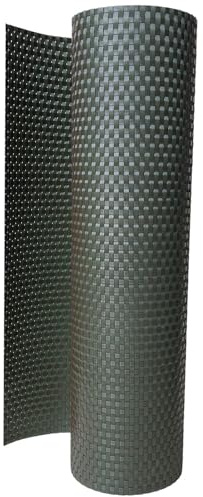 workingHOUSE Balkon Sichtschutz Meterware 90cm Grün, Polyrattan | Meterware nach Bedarf zuschneidbar, UV-beständig, ohne Bohren montierbar
