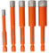BGTEC Foret Diamant Sec - Foret pour Carrelage 6/8/10/12/14mm avec Tige Hexagonale à Changement Rapide pour Granit, Marbre, Porcelaine et Céramique，5pcs