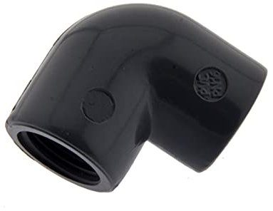 90° Winkel mit 2x Innengewinde Rp 1 1/2, nur für Kunststoffgewinde, PVC-U