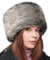 Futrzane Siberian Kosakenmütze - Pelzmütze Damen - Fell Pelz Russische Mütze (S, Grau Siberian)