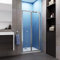 900x1850mm Height Bathroom Bi Fold Shower Door Shower Enclosure 5mm Glass Cubicle