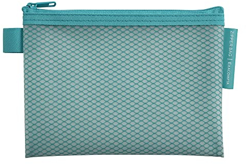 Exacompta - Réf. 37120E - 1 pochette EVA à fermeture éclair en plastique souple Chromaline pastel -format à classer A6 - Pour ranger des fournitures, accessoires de beauté - 3 couleurs aléatoires
