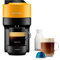 Nespresso Vertuo Pop Coffee Machine by De'Longhi, Over 30 Varieties of Pods, Compact Footprint, Americano, Starter Capsule Set Included, ENV90.Y, Yellow