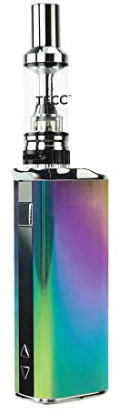 Arc 5 Kit for TECC Coil | Built in OLED | 2200mah Internal Battery | CS Air Slim Tank | Pass-Through Capability | Max 40-Watt Output | TVDC | 2ml Cartridge No Nicotine (Dazzling)