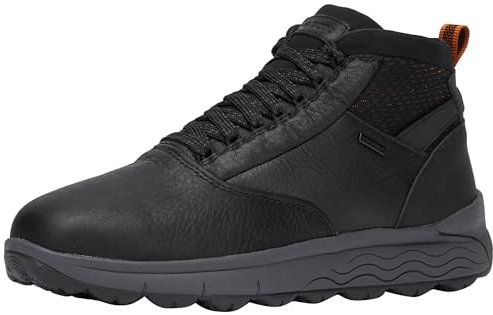 Geox U Spherica 4x4 B ABX, Scarpe da Ginnastica Uomo, Nero G, 44 EU
