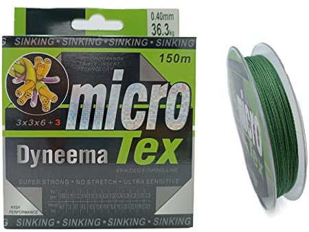 Dyneema Micro Tex geflochten 150m 0,22mm