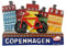 Kopenhagen Dänemark 3D-Kühlschrankmagnet, Souvenir-Geschenk, Harz, handgefertigt, Kopenhagen, Kühlschrankmagnet, Heim- und Küchendekoration, Kollektion
