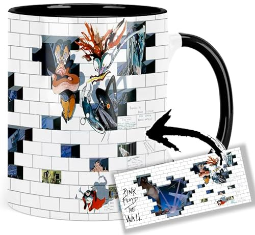 The Wall Tasse Ceramique Intérieure et Poignée Noire Mug AAA