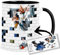 MUGSVILLE Pink Floyd The Wall Tasse Ceramique Intérieure et Poignée Noire Mug