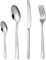 Pleafind cuberteria, 24 piezas juego de cubiertos, cuberterias completas 6 personas, cubiertos acero inoxidable, cubiertos de plata, cubertería, set cubiertos, pulido espejo, apto para lavavajillas