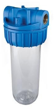 Suinga Pack 1 Vaso Contenedor + Filtro de Fibras 10 5 Micras | Conexión Reforzada Latón | Presión Máxima 6 Bares | Filtración Sedimentos