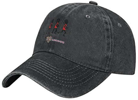 KWQDOZF Low-Profile-Baseballkappe aus Baumwolle Union Jack Guards London England-Mütze Herren-Damen-Papa-Mütze verstellbar Schwarz