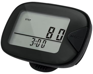 Mini podomètre de marche, tracker de fitness avec clip, podomètre portable avec grand écran pour le sport, la course à pied, la marche