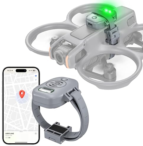 STARTRC Drone Alarm Buzzer, Alarm Mit Lost Drone Wiederaufladbare LED 120dB für Flight Controller GPS Tracker für DJI Air 3S/Mini 4 pro/Mini 4K/Avata 2-RC Quadcopter für Multirotors Zubehör