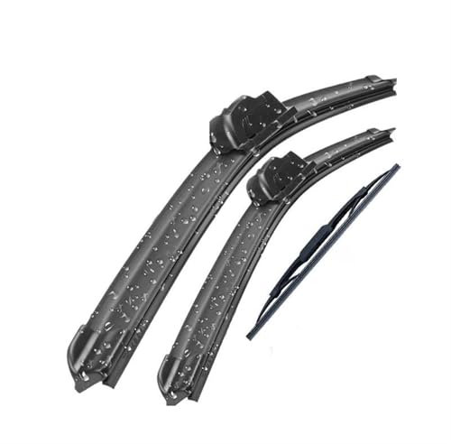 CYPMDW Limpiaparabrisas De Coche para Seat para Ibiza 2002-2005 21 19 14 Escobillas Limpiaparabrisas Delanteras Y Traseras Parabrisas Ventana Cepillos para Lluvia Limpiaparabrisas De Coche