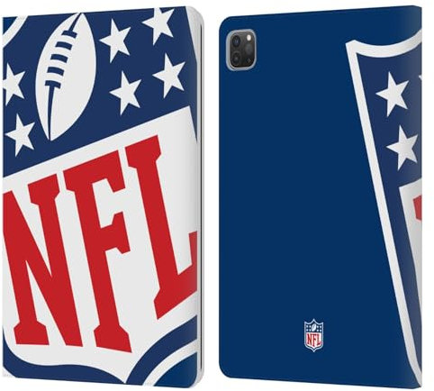Head Case Designs Licenza Ufficiale NFL Fuori Misura Scudo Custodia Portafoglio in Pelle Compatibile con Apple iPad PRO 11 2020/2021 / 2022