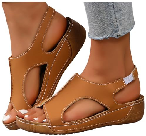 Sandale Mule Femme Confortable, Chaussures Pieds Sensibles Larges Compensées Sneakers Femme Blanche, Claquette Orthopédiques a Enfiler Babouche, Pantoufle Bottes Pluie