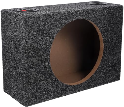 HOODANCOS Cassa Subwoofer per Auto 8 Pollici in Legno Moquette, Box Altoparlante Singolo, Design Leggero e Facile da Installare per Aggiornamento Audio Auto DIY