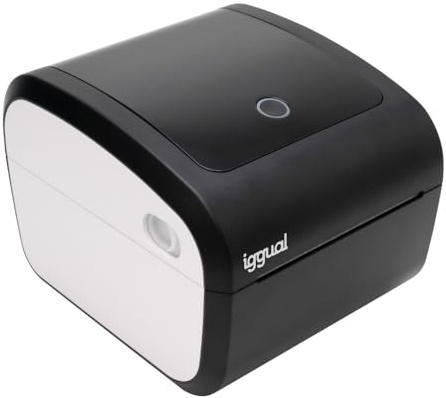 iggual LDP46 Thermo-Etikettendrucker, 4 x 6, für Paketversand (Ebay, Shopify, Amazon Etsy, UPS...), doppelter USB-Anschluss + Bluetooth, hohe Geschwindigkeit, kompatibel mit Windows, MacOS, Linux