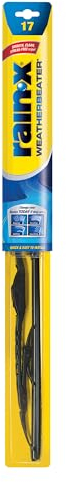Rain-X RX30217 WeatherBeater Wiper Blades, 17 Windshield Wipers (Pack Of 1), Automotive Replacement Windshield Wiper Blades That Meet Or Exceed OEM Quality And Durability Standards