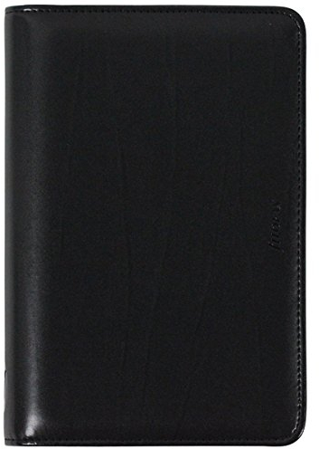 Filofax Metropol Personal Organiser für Papier (35 x 171 mm, mit Reißverschluss), schwarz