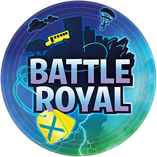 (PKT) Child 8 Battle Royal Paper Plates 23cm