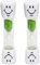 Smile Sand Egg Timer - 2 Minute Timer (Set of 2) (2 Green)