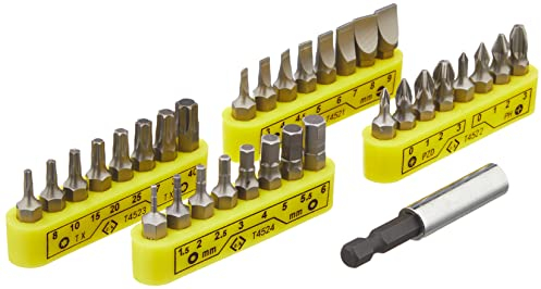 C.K T4520 Schraubendreher-Bit Satz, TX10, Gelb -