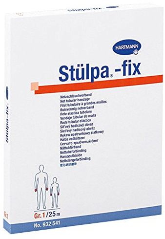 HARTMANN 9325412 Stülpa-fix Hochelastische Netzschlauchverband, Gr. 1, 25m Lang