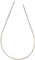 Addi AD1057040-2.25 Rundstricknadel, Metal, Silber/Gold, 40 cm Länge x 2,25 mm Dicke