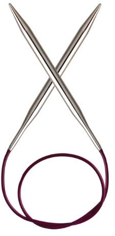 Rundstricknadel 2,50 mm 80 cm, Silver