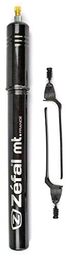 Zefal Unisex – Erwachsene Stand und Fusspumpe MT 323 Alu Pumpen, schwarz-schwarz, Standard