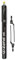 Zefal Unisex – Erwachsene Stand und Fusspumpe MT 323 Alu Pumpen, schwarz-schwarz, Standard