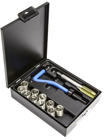 V-COIL Gewinde Reparatur Set | Gewinde Reparatursatz Kit | Gewinde-Reparatur von beschädigten oder abgenutzten Gewinden | Mit Kunststoff-Kassette