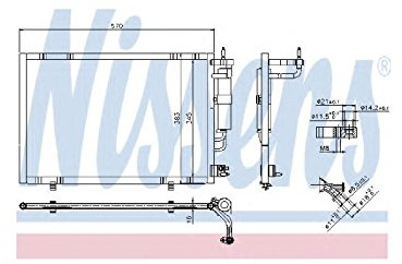 NISSENS 940277 Kondensator, Klimaanlage
