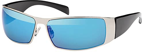BEZLIT Herren Sonnenbrille Pilotenbrille Sprotlich Blau