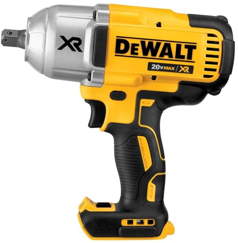 DEWALT 20V MAX XR Brushless High Torque 1/2 Impact Wrench with Detent Anvil, Cordless, Tool Only (DCF899B)