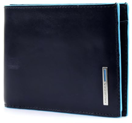 Piquadro PU1240B2/BLU2 Blue Square Geldbörse, Blau, 12 cm, blau, 12 cm, geldbörse