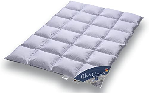 Vitaschlaf „Haute Couture“ W4 - MEDIUM GANZJAHRES-Daunendecke 100% BAIKAL-FLAUM Sibirien- Made in Germany since1947 große Größen (200x220cm)