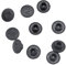 Sharplace Pack of 10 Pieces Portable Hex Socket Allen Bolt Screw Hexagon Head Hedset Cover and Cap Blue/White/Green/Red M5, Black