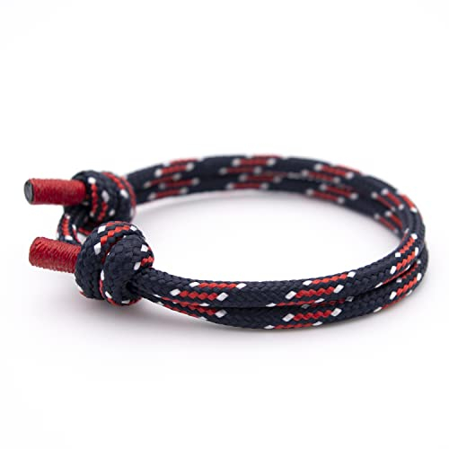Wind Passion - Bracciale Corda Uomo | Braccialetti Paracord Nautica Colorato per Donne Sportivi, Marinaio, Surf, Arrampicata