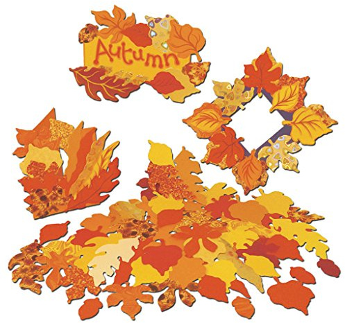 Springboard 10227 Pre-Cut Autumn Paper Leaf Shapes (Pack of 250)