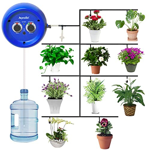 Aqualin Sistema de riego automático Kit de riego por Goteo Temporizadores para mangueras