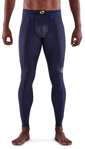 Skins Herren Series-3 Men's Thermal Long Tights Navy Kompressionshose, Marineblau, X-Groß