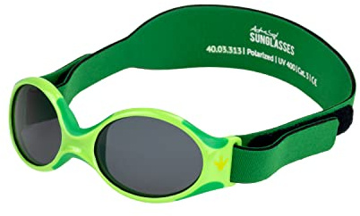 ActiveSol Explorer Baby-Sonnenbrille, 0-18 Monate, Mit Kopfband, UV400 Schutz, polarisiert, BPA frei