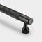 Pushka Home Solid Brass Knurled Bar Handles Modern Gunmetal Grey Finish for Door, Cabinet, Wardrobe, Drawers (160mm Hole Centre, Gunmetal Grey)