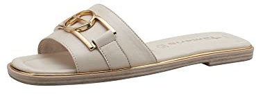 Tamaris Damen 1-1-27107-20 Flacher Slipper, Elfenbein, 37 EU